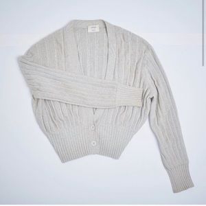 Aritzia grey Thais cardigan